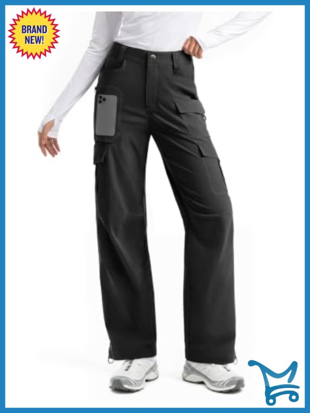 Women's Hiking Cargo Pants - 4-Way Stretch Quick Dry